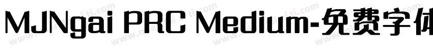 MJNgai PRC Medium字体转换